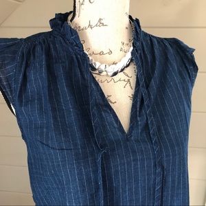 🆕 J Crew Sleeveless Tie Neck Top